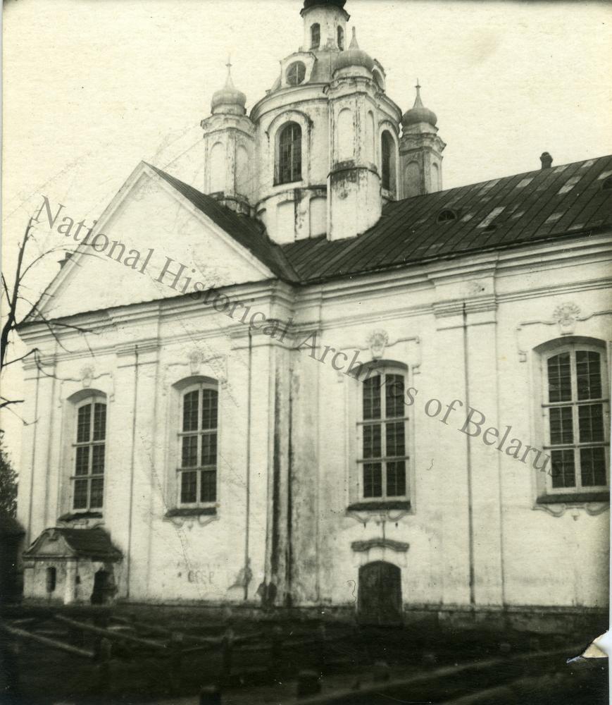 Магілёў, горад Магілёўскай губерні. Спаса-Праабражэнская царква. Бакавы фасад.